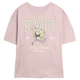 Juniors' Nickelodeon SpongeBob SquarePants Bikini Bottom 99 Skimmer Graphic Tee