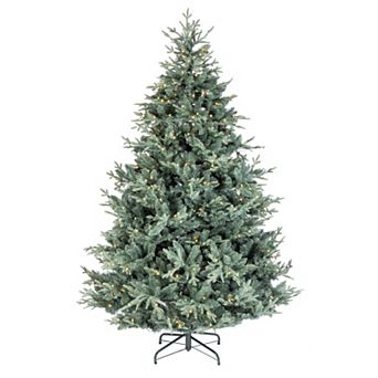 Gerson Majestic Pre-Lit Mixed Tips Hinged Artificial Christmas Tree