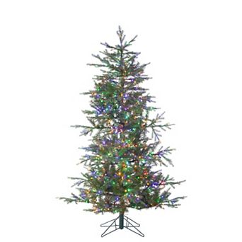 Gerson 5-ft. Pre-Lit Power Pole Connect LED Natural Cut Portland Pine Christmas Tree