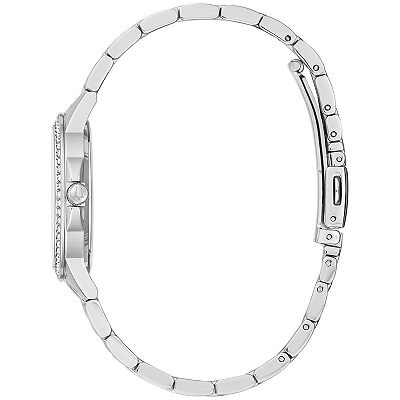 Bulova Women\'s Watch 96L297 Quartz Crystals Silver Dial Stainless Steel 32mm Bulova Women\ main image 2