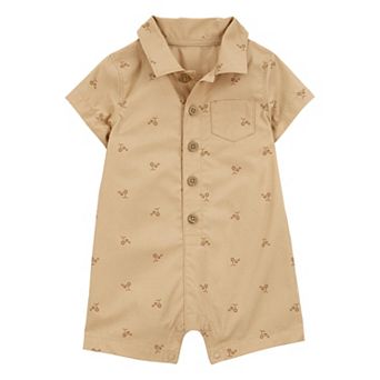 Baby Boy Carter's Button-Front Romper