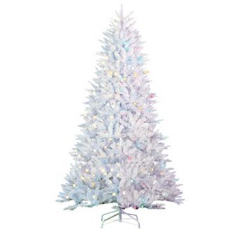 Gerson 9-ft. LED Color Changing White Parkview Pine Christmas Tree