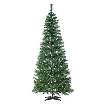 Gerson 7.5-ft. Pre-Lit LED Pop Up Fir Christmas Tree