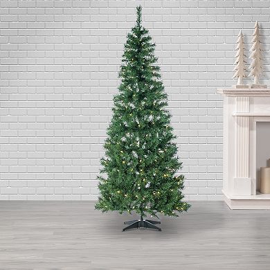 Gerson 7.5-ft. Pre-Lit LED Pop Up Fir Christmas Tree