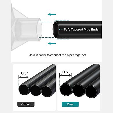 Portable Closet, Wardrobe Closet Organizer with Cover, 4 Hanging Rods and Shelves