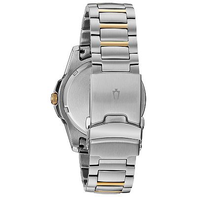 Bulova Men's Classic Sport Two-Tone Stainless Steel Blue Dial
