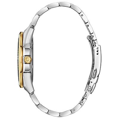 Bulova Men's Classic Sport Two-Tone Stainless Steel Blue Dial