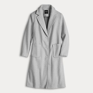 Women's Simply Vera Vera Wang Brushed Melton Coat