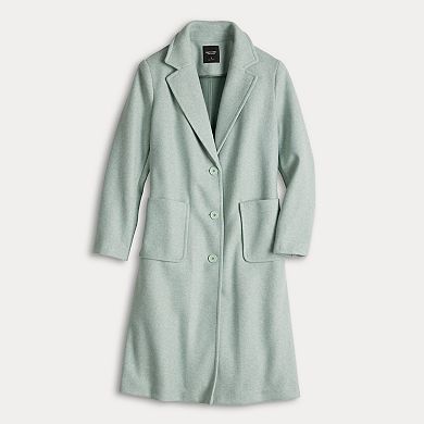 Women's Simply Vera Vera Wang Brushed Melton Coat