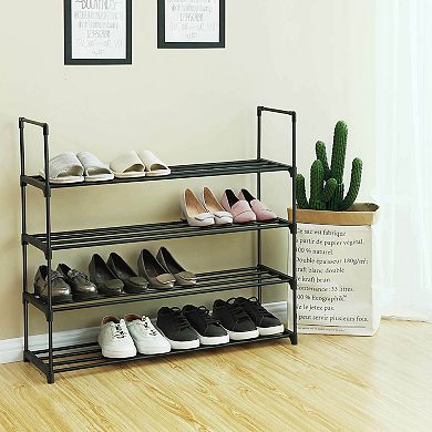 4-tier Shoe Rack Shoe Tower Shelf Storage Organizer