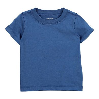 Baby Boy Carter's 2 pc Tee & Striped Shortalls Set