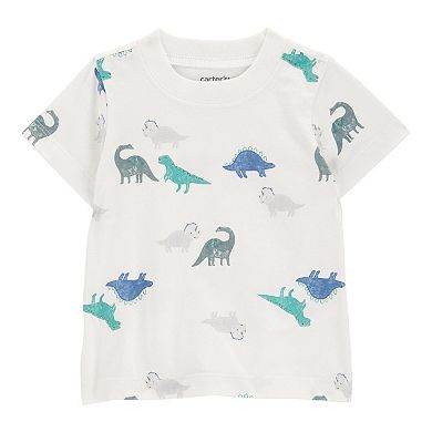 Baby Boy Carter's 2-Piece Dinosaur Tee & Shortalls Set
