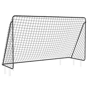 Children's soccer goal 12 X 6 Foot, in Garden, Courtyard, Park, Beach, metal pipes And Pe Net