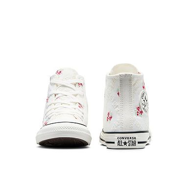 Converse Girls' CTAS Hi Vintage Floral High-Top Sneakers