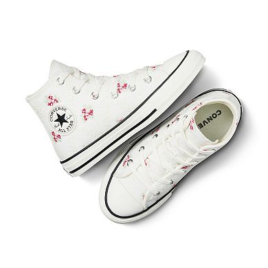 Converse Girls' CTAS Hi Vintage Floral High-Top Sneakers