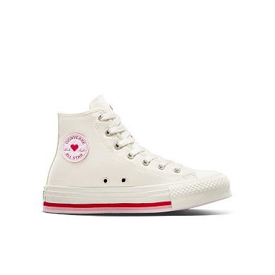 Converse Chuck Taylor All Star Lift Valentine's Day Big Kid Girls' Platform High-Top Sneakers
