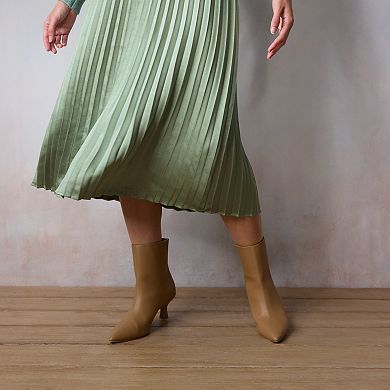 Women's LC Lauren Conrad Pleated Pull-On Midi Skirt