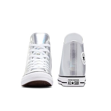 Converse Girls' CTAS Metallic High-Top Basketball Shoes