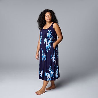 Plus Size Simply Vera Vera Wang Maxi Chemise