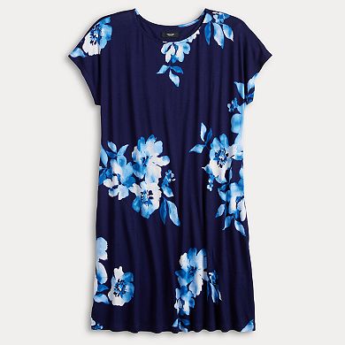 Women's Simply Vera Vera Wang Short Sleeve Sleepshirt