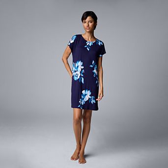 Women's Simply Vera Vera Wang Short Sleeve Sleepshirt