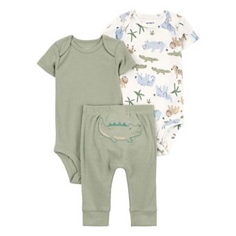Baby Boy Carter's 3 pc Alligator Little Character Set