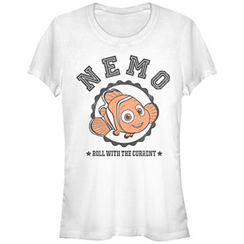 Disney / Pixar's Finding Nemo Roll With The Current Juniors' Fitted Graphic Tee
