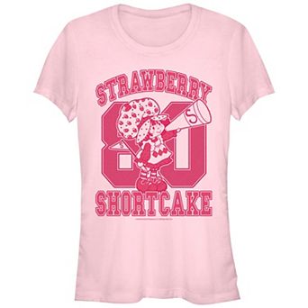 Juniors' Strawberry Shortcake 80 Collegiate Fitted Graphic Tee