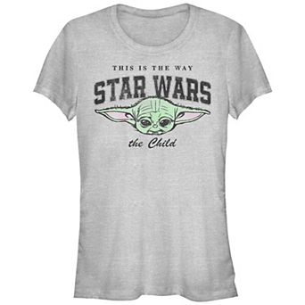 Juniors' Star Wars The Mandalorian This Is The Way Fitted Graphic Tee