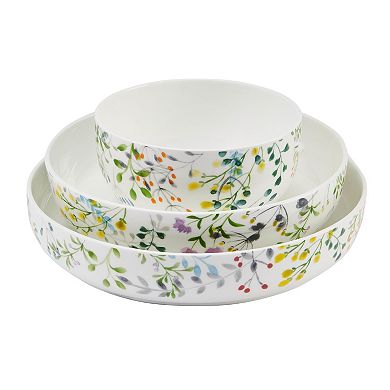Mikasa Tivoli Garden 9-Piece Dinnerware Bowl Set