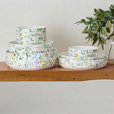 Mikasa Tivoli Garden 9-Piece Dinnerware Bowl Set