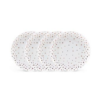 Mikasa Millie Gold Set of 4 9-Inch Salad Plates