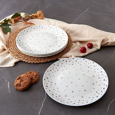 Mikasa Millie Gold Set of 4 9-Inch Salad Plates