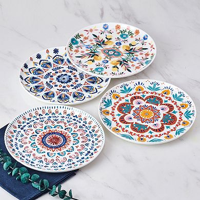 Mikasa Painted Medallion 9-in. Set of Salad Plates