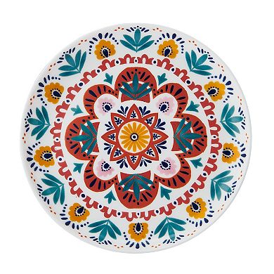 Mikasa Painted Medallion 6-in. Set of 4 Appetizer Plates