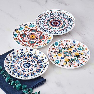 Mikasa Painted Medallion 6-in. Set of 4 Appetizer Plates
