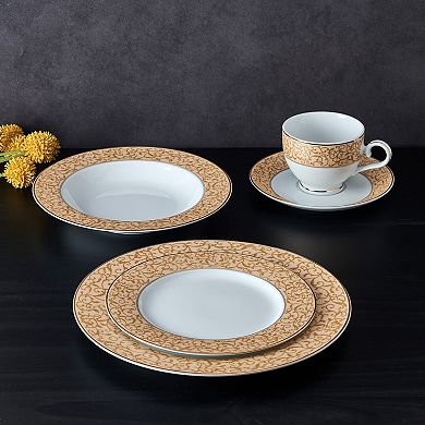 Mikasa Parchment Gold 40-Piece Dinnerware Set