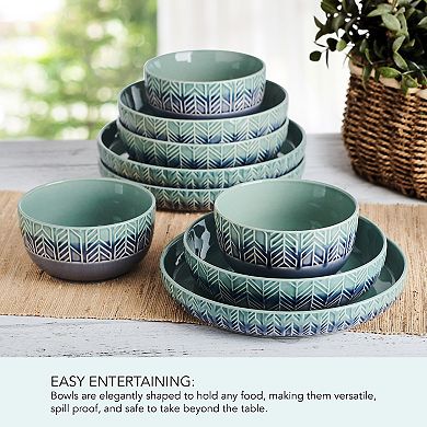 Mikasa Osborne 9-Piece Dinnerware Bowl Set