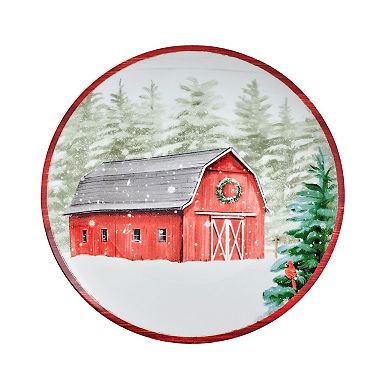 Mikasa Countryside Christmas 9-in. Set of 4 Salad Plates