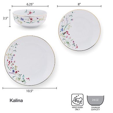 Mikasa Kalina 24-Piece Dinnerware Set