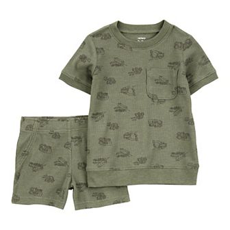 Baby Boy Carter's 2 pc Construction Outfit Set