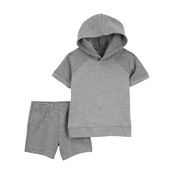 Baby Boy Carter's 2 pc Quilted Hooded Outfit Set