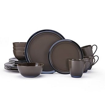 Mikasa Elura Espresso 16 pc Dinnerware Set