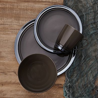 Mikasa Elura Espresso 16-Piece Dinnerware Set