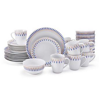 Mikasa Starburst Blue 32 pc Dinnerware Set