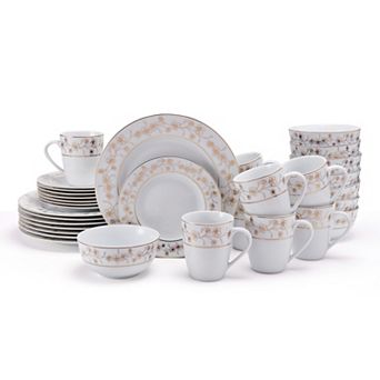 Mikasa Metallic Floral Gold 32 pc Set
