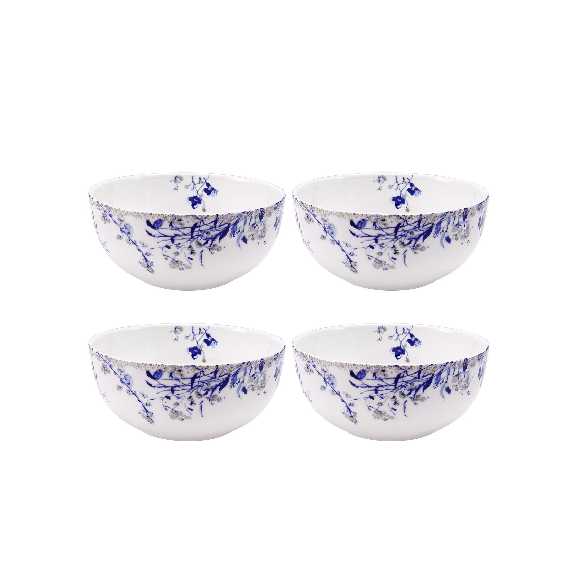 Mikasa Kaia Platinum 6-in. Set of 4 All Purpose Bowls, Multi None