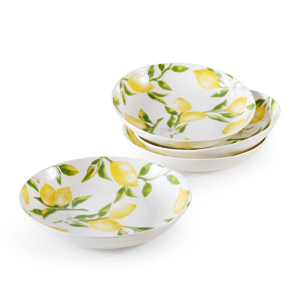 Mikasa Lemons 8.5-in. Set of 4 Pasta Bowls (Bridal Shower)
