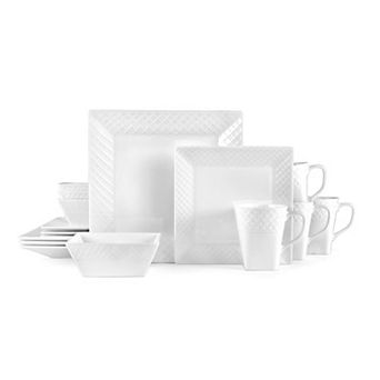 Mikasa Trellis Square 16 pc Dinnerware Set