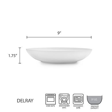 Mikasa Delray 9in. Set of 4 Pasta Bowls